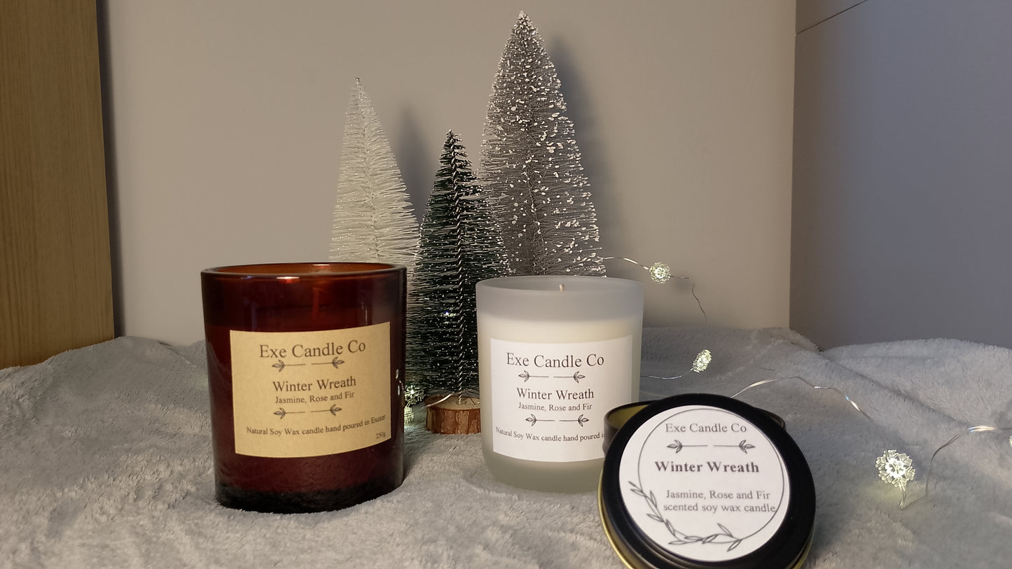 Christmas Collection - Winter Wreath scented candle collection