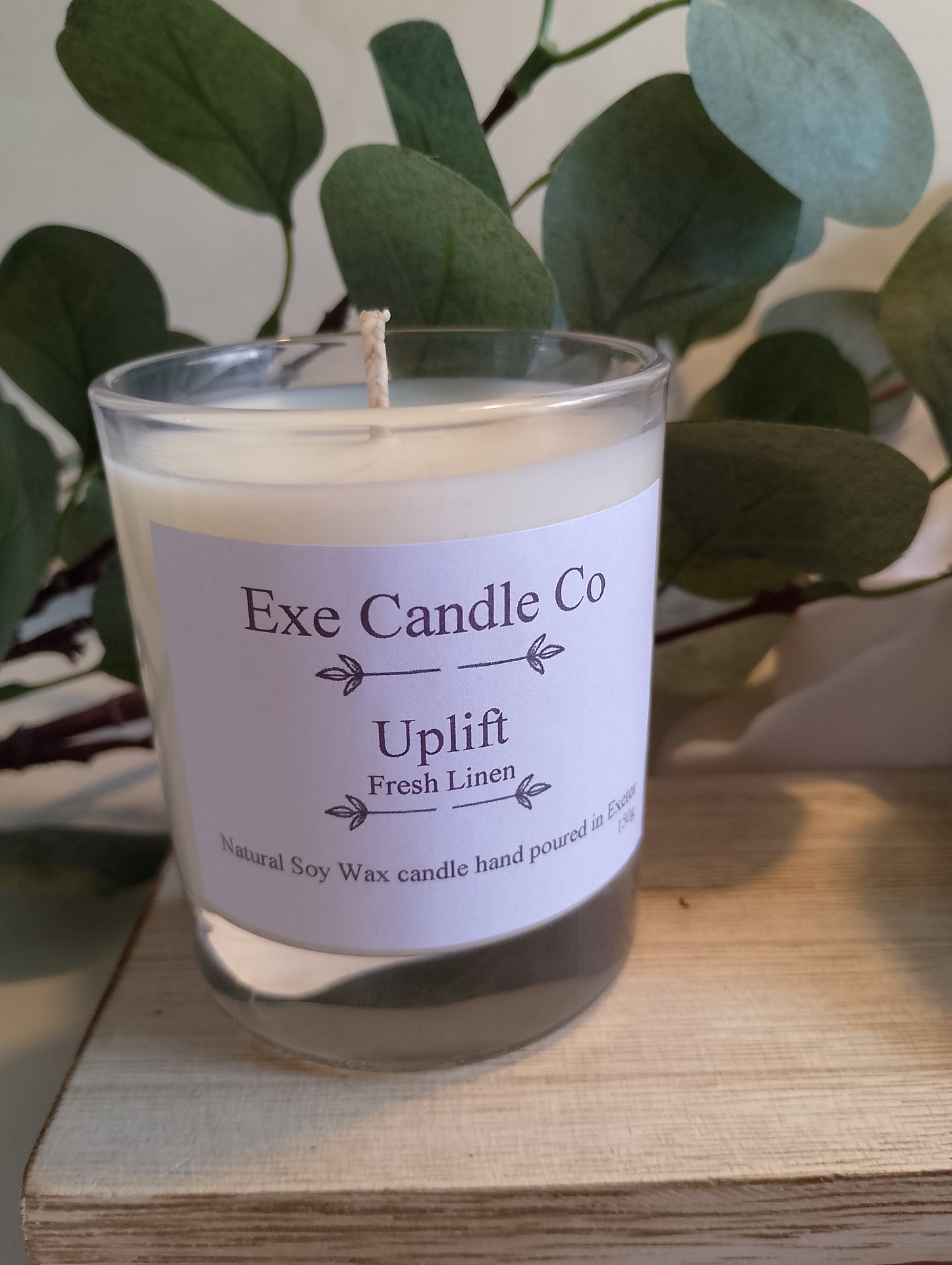 Uplift - Fresh Linen scented soy wax Candles and Wax Melts