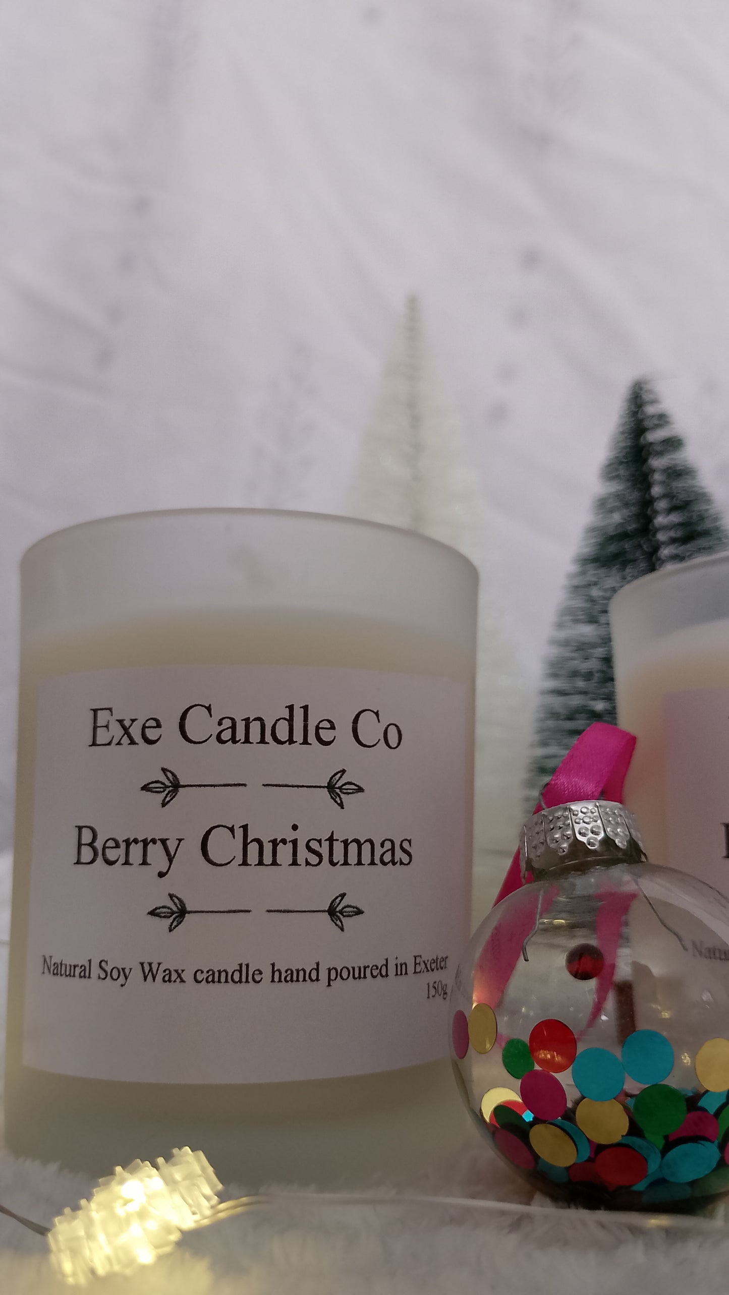 Christmas Berry Christmas - scented soy wax candles