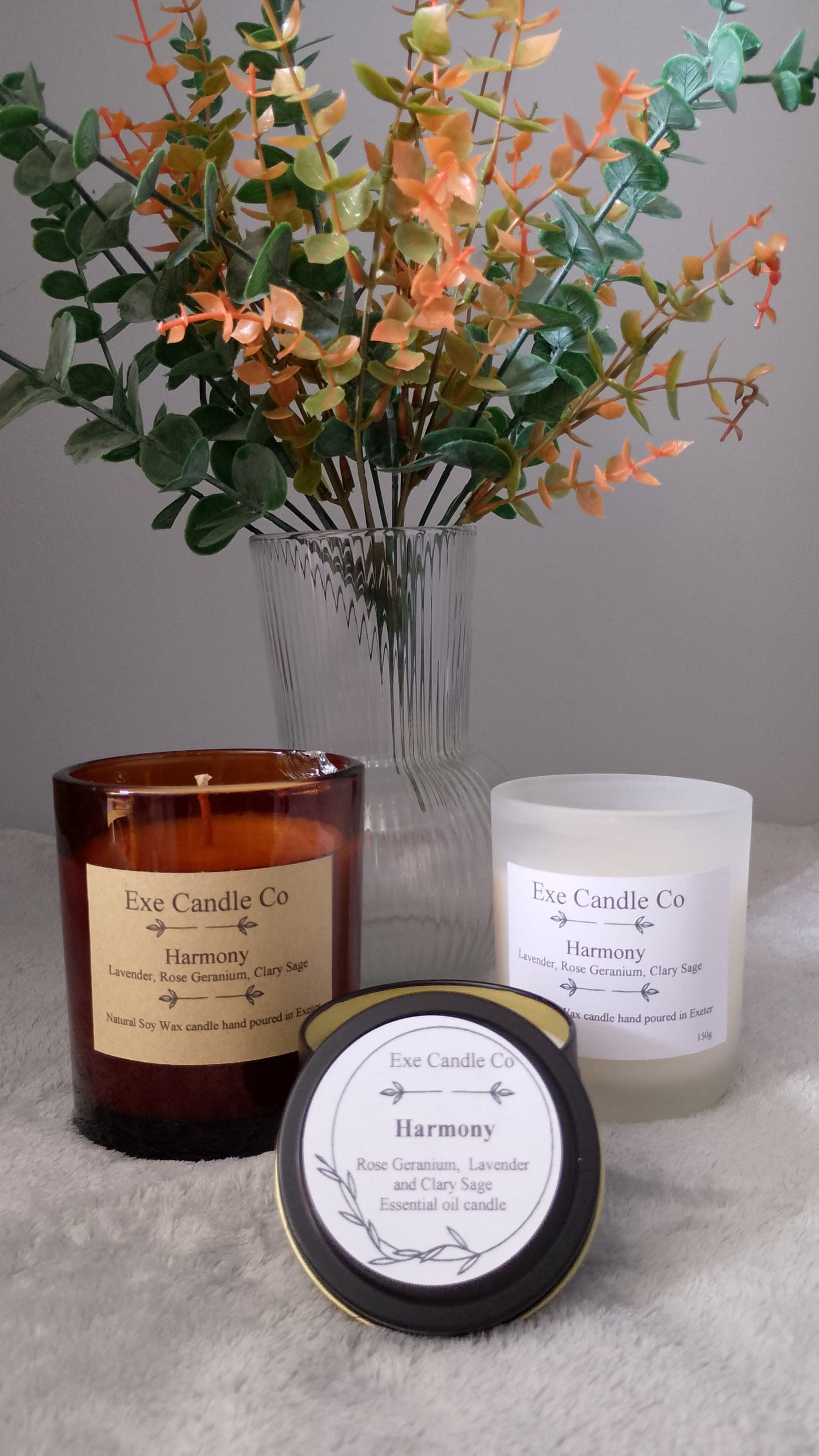 Harmony - essential oil infused soy wax candles and wax melts