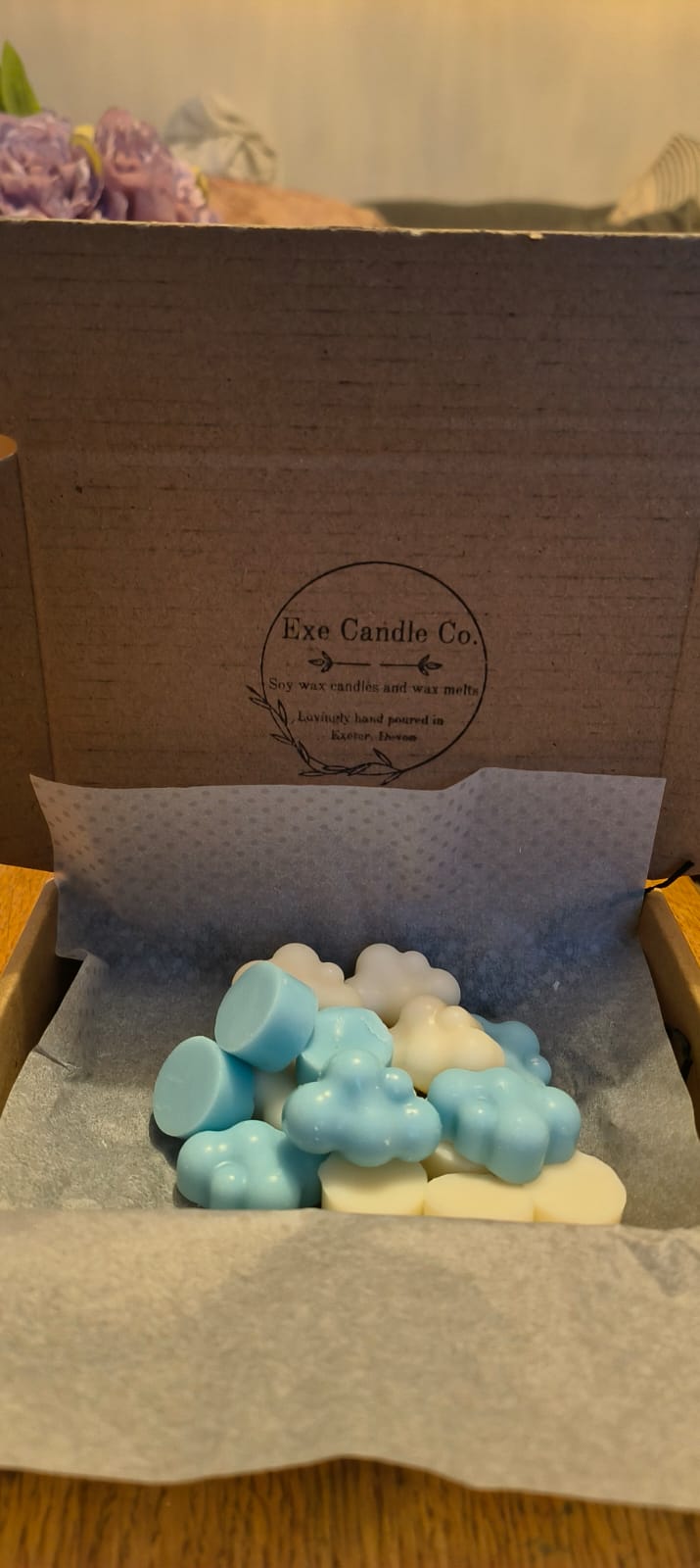 Scented soy wax collection - 'Uplift' Fresh Linen scented soy wax melts
