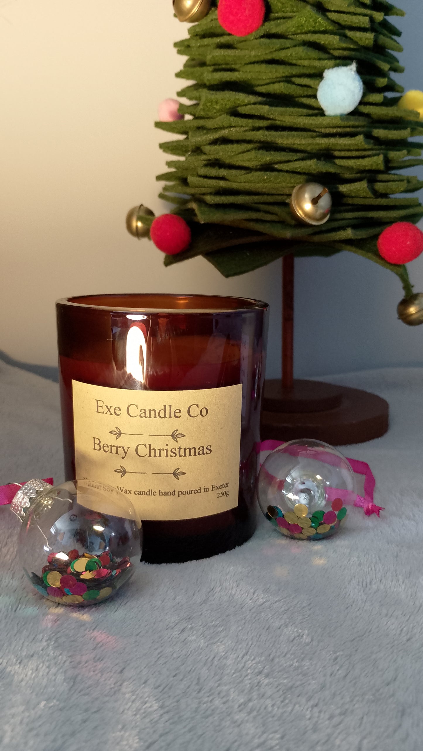 Christmas Berry Christmas - scented soy wax candles