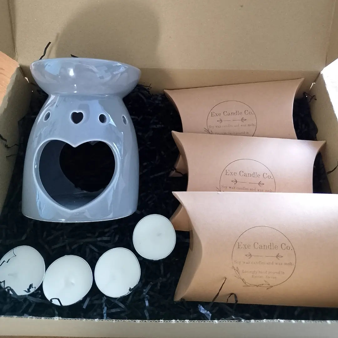 Soy Wax Melt and Burner Gift set